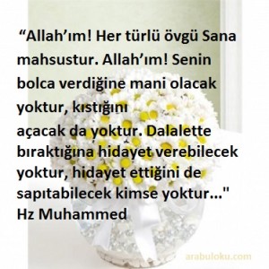 hadis dua çiçek