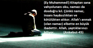 resimli namaz ayetleri