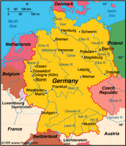 map germany