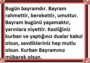 resimli kurban bayramı mesajı paylaş