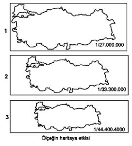 ölçekli haritalar
