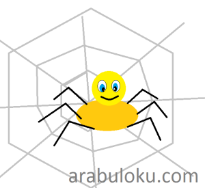 örümcek-spider clipart