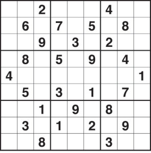 sudoku çözümü