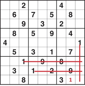 kolay sudoku çözümü