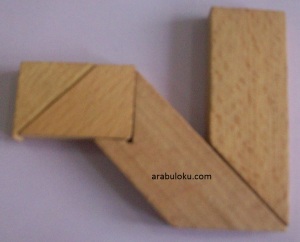 10 numaralı tangram çözümü