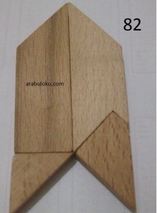 82 dörtlü tangram çözümü