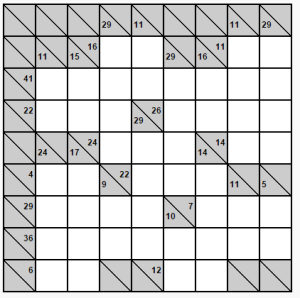 8x8 kakuro