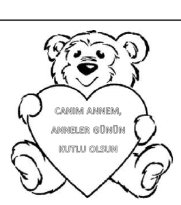 canım annem boyama