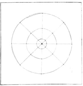 mandala çizim planı