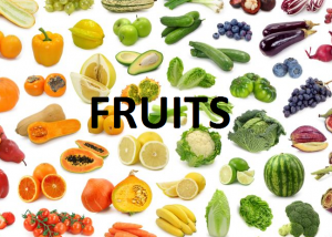 FRUITS LIST