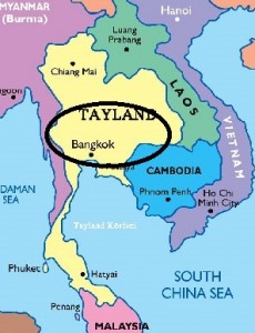 Tayland Map