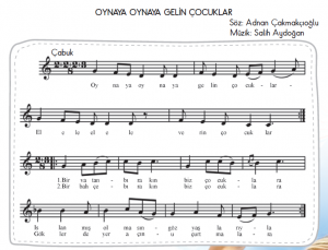 oynaya oynaya gelin çocuklar şarkıları