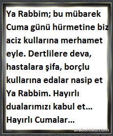 cuma sözleri resimli