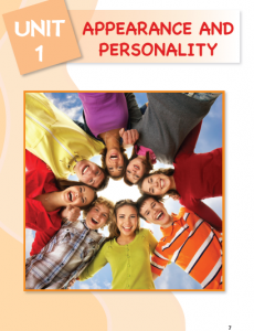 ünite 1 appearance and personality