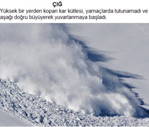 Çığ resmi