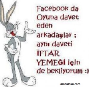 komik resimli İftar mesajları facebook