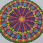 mandala örneği renkli