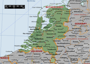 hollanda haritası